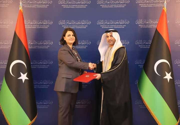 وزيرة الخارجية الليبية تستقبل سفير الإمارات الجديد لدى بلادها