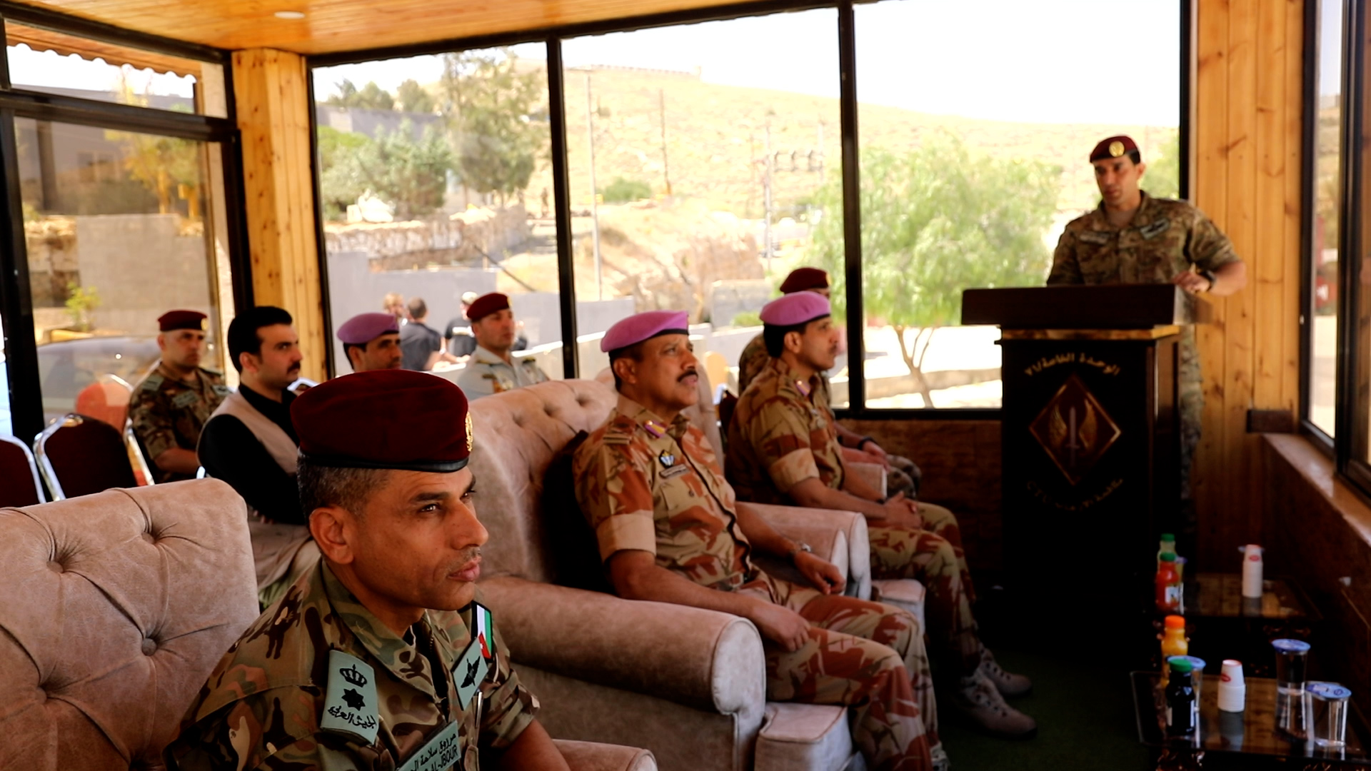 اختتام فعاليات التمرين الأردني العماني المشترك (نمر 14) في مجموعة الملك عبد الله الثاني للقوات الخاصة الملكية