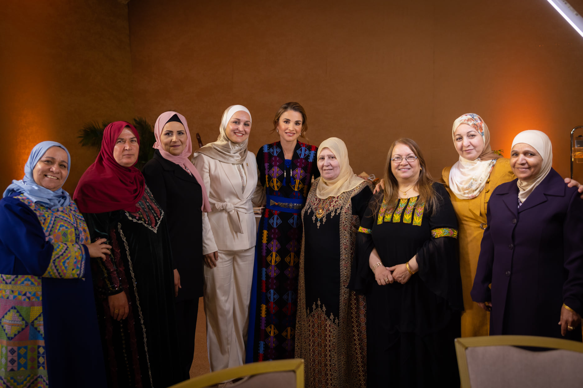 جلالة الملكة رانيا العبدالله تقيم حفل إفطار لمجموعة من السيدات في مدينة اربد