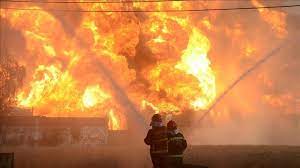 11 إصابة بحريق شقة سكنية في الهاشمي الشمالي