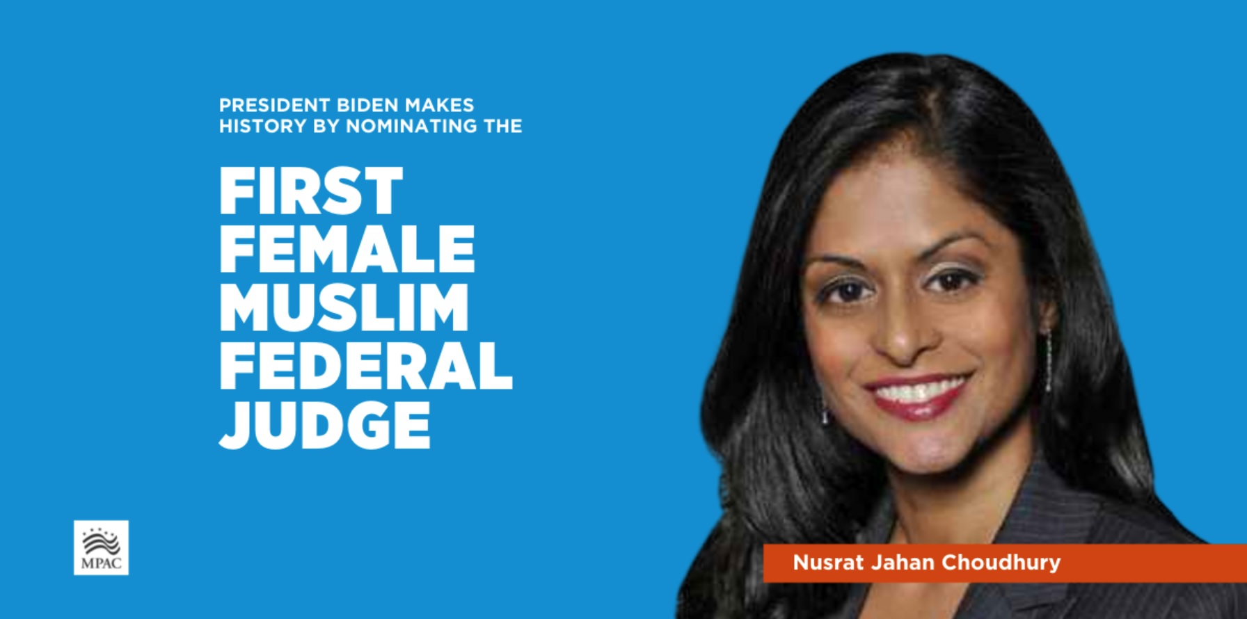  نصرت تشودري أول مسلمة تُرشح لمنصب القضاء الفيدرالي الأميركي