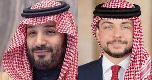 سمو ولي العهد وسمو الأمير محمد بن سلمان في أحد المطاعم بالسعودية⁧